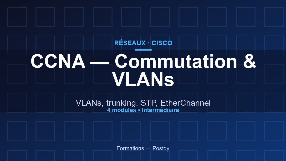 CCNA — Commutation, VLANs & Spanning Tree