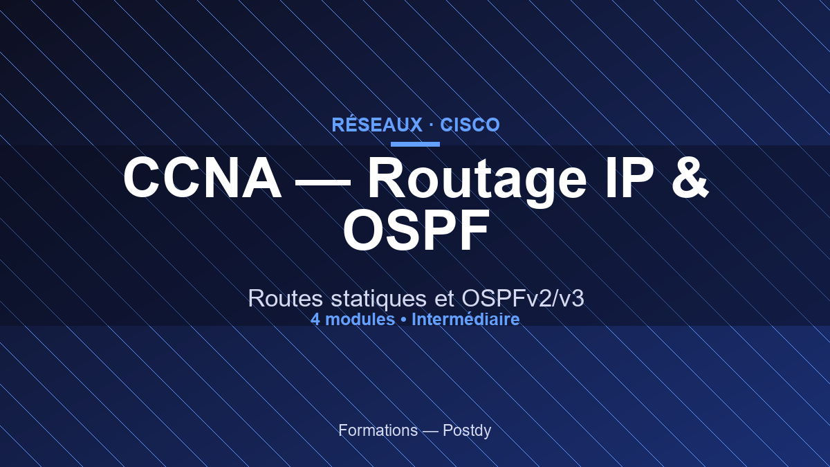 CCNA — Routage IP et OSPF