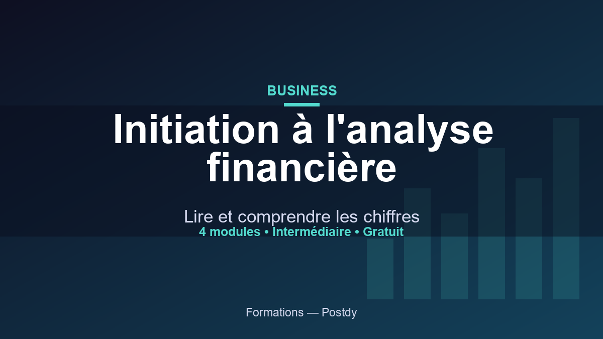 Initiation à l&rsquo;analyse financière