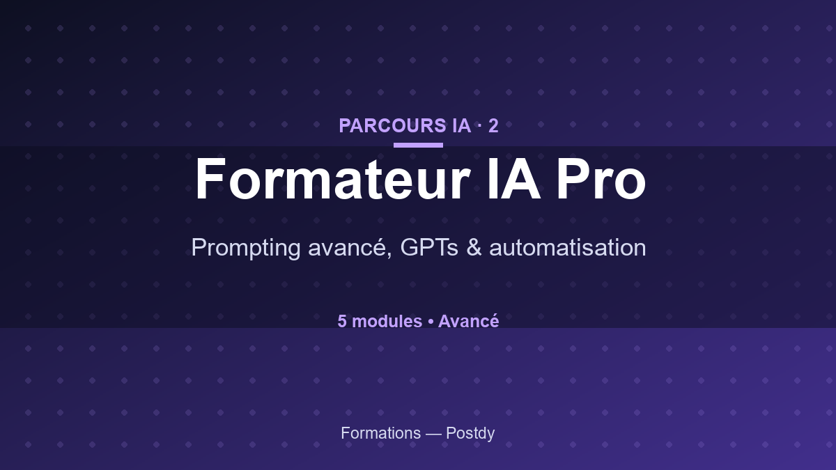 Formateur IA Pro