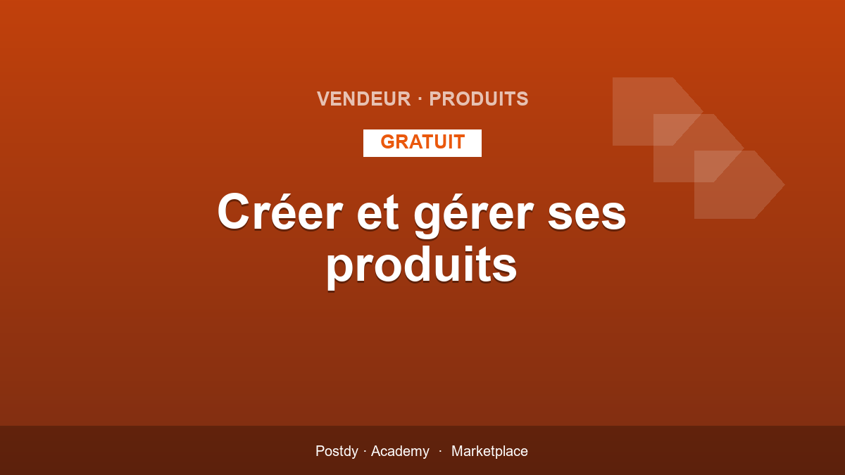 Crear y gestionar tus productos en el marketplace Postdy