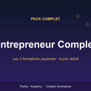 Pack Entrepreneur Complet