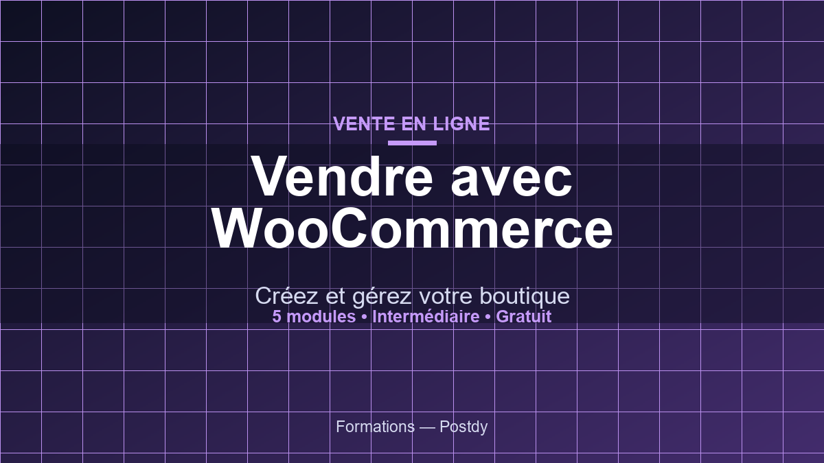 Vendre en ligne avec WooCommerce