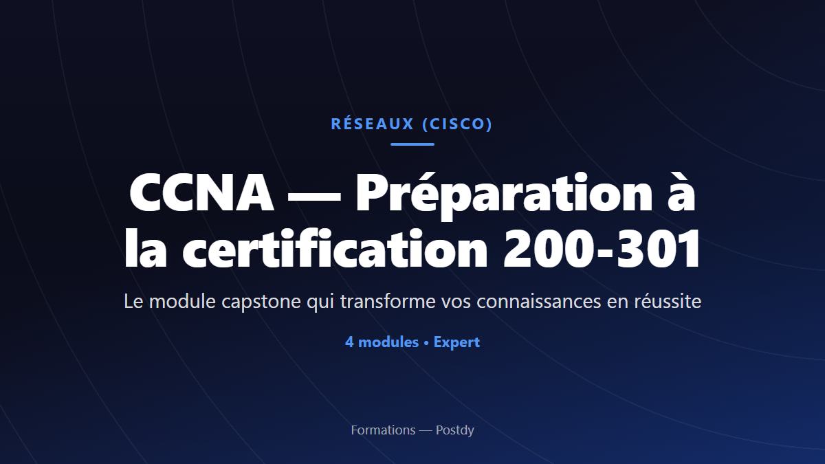 CCNA — Préparation à la certification 200-301