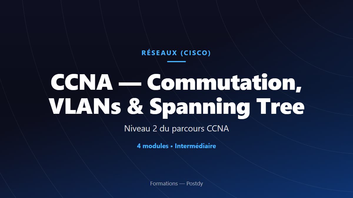 CCNA — Commutation, VLANs & Spanning Tree