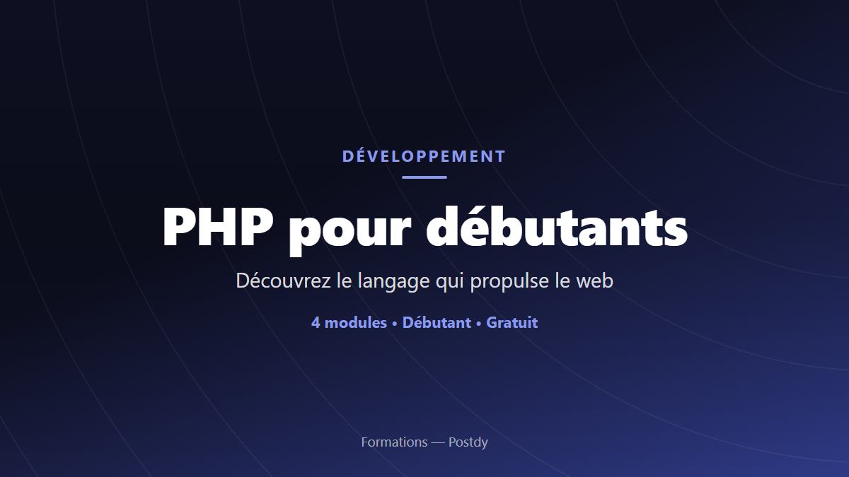 PHP pour débutants
